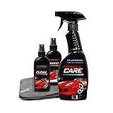 Platinum Fantastic Results - Autopflegeset - langanhaltender Glanz - ohne zu zerkratzen - Versiegelt Felgen wetterfest - reinigt Polster & Glatte Oberflächen mit Tiefenwirkung - Gesamt 700ml
