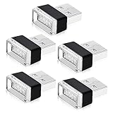 URAQT Auto USB Beleuchtung - 5 Stück Mini Licht Umgebungslicht Atmosphäre Innenraum Lampe für Auto, Laptop, Power Bank