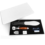 Fußnagelzange Set, Edelstahl Pediküre Knipser Nagelknipser, Doppelseitig Edelstahl Fußfeile Hornhautraspel, Grobe Feine Mini Hornhauthobel für Fußpflege, Edelstahl Fußfeile Hornhautraspel (groß)