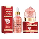 Straffende Creme Für Das Gesicht + Anti Falten Gesichtsserum, Dragons Blood Easy Cream 50g und Drachenblut Anti-Falten-Serum 30ml, Feine Linien Zu Reduzieren cream3-3