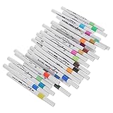 NUOBESTY 36St Acrylmarker schreibkladde stempelstifte für Künstlerstifte textilstift Handwerksstift Acrylmalstifte für Zeichnen von Acrylfarben-Markern Farbmarker Plastik