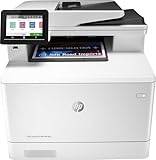 HP Color LaserJet Pro M479dw (W1A77A) - Farb-Multifunktionsdrucker: Drucken, A4, Scannen, Kopieren (Farbe; Duplex; bis zu 27 S./Min.; USB 2.0; Gigabit Ethernet; Wi-Fi), Grau-Weiß