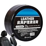 Autositz-Reiniger aus Leder – Polnische Sitzpaste, Glanzverstärker des Fahrzeugs | Behandlung der Polsterung, parfümfrei, Schutz aus glattem Leder für ein Mant-Finish