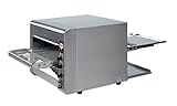 SARO Durchlaufofen – Edelstahl – Ober-/Unterhitze regelbar – Transportband 2–12 Min – Temperatur bis 260 °C – 3,6 kW – Modell GERRIT