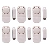 Swiixxer 6 Sätze/Paket, Kabelloser Diebstahlschutz für Wohnung, Einbruchalarm, Türalarm, Fenster für die zu Hause, DIY-Magnetsensor