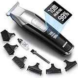 RENPHO Haarschneidemaschine Profi, Barttrimmer Trimmer Herren mit Leistungsstarker Motor, Haarschneider 0-12mm, Konturen Haarschneidemaschine mit zur Detaillierung und Konturierung des Barts