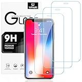 Whioltl [3 Stück Displayschutzfolie aus Hartglas für iPhone X, iPhone XS und iPhone 11 Pro [5,8 Zoll], 9H Härte Panzer Schutz Glas, ultra-transparent, ohne Luftblasen, Anti-Kratzen, Hülle Freundllich