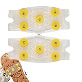 - : Eisschuhspitzen, Paar Zugtipps für Krämpfe | aus Stahl, Paar Wintereis-Spitzen, Sinlips, Schneegriffe