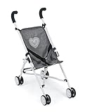 Puppenbuggy Roma, Puppenwagen, Mini-Buggy, Jeans Grau
