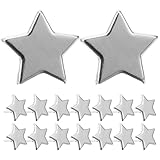 Alipis 100 Stück Mini Stern Brads aus Metall Stabile Zweibeinige Befestigungen für DIY Scrapbooking Basteln und Dekoration Silberne Mini Deko Nägel für Handarbeit und Papierfixierung