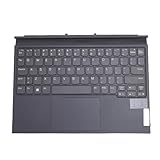 Plyisty 2 in 1 Tablet -Tastatur, US -Layout, Touchpad, für D10 Yoga, mit Medien Hotkeys, Li -Akku, Schwarz, Ultra Slim, Compact