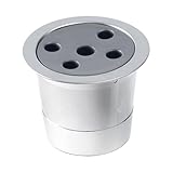 Wiederverwendbare Kaffeepads, Edelstahl, 5 Löcher, Espressopads, Kaffee-Zubehör für Zuhause, Wohnzimmer, Cafés, Hotels