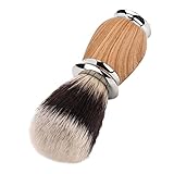 Herren-Rasierpinsel, professioneller, handgefertigter Bart-Rasierpinsel mit Holzgriff, Mini-Bartpinsel für Salon und Zuhause