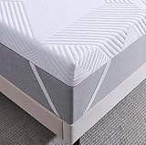 Twirest Matratzentopper 140x200cm, 10cm Höhe, Gel Topper 140x200cm, Komfortschaum Matratzen Topper mit Memory Foam Effekt & Waschbarer Bezug, für Boxspringbett Wohnwagen Schlafsofa