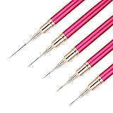 Nail art brushes,5 pcs nagelzubehör nageldesign,nagelkunst pinse Anzug,hohe Qualität pinsel nägel，nagelkunstpinselnagelpinsel set,nail art pinsel,Detailmalerei,nails charms(4/8/12/20/25mm)