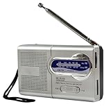Tragbares AM-Radio, FM-Radio, AM, FM-Radio, verbesserter MP3-Player, Weihnachtsgeschenk, nützliches Design mit integriertem Lautsprecher und Kopfhöreranschluss für Eltern, ältere Eltern