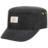 Barts Montania Army Cap Armycap Military Urban Leinencap Baumwollcap (One Size - schwarz)