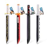 XSHOT Demon Slayer Schwert für Jungen und Mädchen, Teenager und Erwachsene ab 6 Jahren (4er-Pack), Sword Role Play
