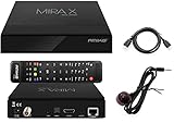 Amiko Mira X HiS-2000 DVB-S2X HEVC Sat Receiver Satellite TV Linux 2X USB 2.0 100Mbps Ethernet Hdmi Multi Stream