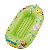Wehncke - aufblasbares Kinderboot (grün, 95x55cm) Boot Kinder Schlauchboot
