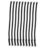 Angoily 10 Stück Fliegenbindung Elastizbänder Anziehen Elastic -gurt Fliege Elastischer Riemen Fliege Band Fliege Verstellbares Band Riemen Für Die Party Bowknot-band Polyester Black