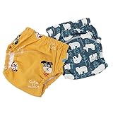 JOINPAYA 2st Babywindeln -unterwäsche Aus Baumwolle First Trainingshose Nachtwindelhose Windelhosen Aus Baumwolle Windeln Für Neugeborene Feuchtigkeitsableitendes One-way-gewebe