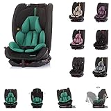 Chipolino Kindersitz Techno Gruppe 0+/1/2/3 (0-36 kg) Isofix, 360 Grad drehbar, Farbe:dunkelgrün