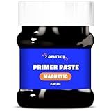 7 Artists Grundierung Tafelfarbe Schwarz 230 ml Magnet Grundierung Wasserbasis | Magnetic Primer für Holz Metall Glas | Magnetische Farbe für Kreideschreiben und Zeichnen