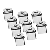 Operitacx 9Stücke USB C Magnetadapter Rotierender Steckertyp Teiliges Hochleistungs Magnetladekabel für Geräte Schnelles Laden und Datenübertragung Kompatibel mit C