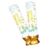 MAGICLULU Chinesische Opferkerzen für Trauerfeiern Weiße Grabkerzen für Friedhof und Altar Langlebig Praktische Grablicht dekoration für Innen Außenbereich