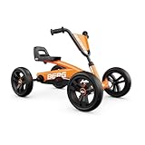 BERG Buzzy Orange Pedal Gokart, Kinderfahrzeug, Tretauto, Kettcar ab 2 Jahre, Hohe Sicherheid und Stabilität, Tretfahrzeug für Kinder, Orange