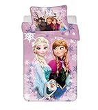 Disney Frozen Baby Bettwäsche Eiskönigin Anna ELSA Kopfkissen Bettdecke 100 x135 cm