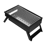 CIYODO Tragbarer Holzkohlegrill Faltbarer Grill Für Outdoor Camping Personen Mit Verbessertem Für Garten Terrasse Und Picknick Ca Grillfläche