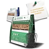 CoverUp! Abdeckplane 2x3 m Grün (200 g/m²) – Wasserfest & UV-stabilisiert, reißfest mit Gummiecken & Alu-Ösen, inkl. 10 Planenspannern – für Garten, Camping, Holz, Auto