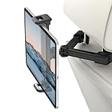 FINTIE Tablet Halterung Auto, Universal Tablet Halter – [360° drehbar] Verstellbare KFZ-Kopfstützen Halterung Halter für iPad Air/Pro/Mini, Galaxy Tab, Smartphone, Kindle, Fire usw 6–13 Zoll Geräte