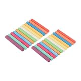 Toyvian 2 Boxen Farbige Wasserlösliche Staubfreie Tafelkreide Boxen mit Je für Lehrer und Waschbar und Sicher für Innen und Außenbereich