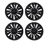 4 STÜCKE Radkappen Performance Radkappen Autoersatz Radkappen Vollrandabdeckung Zubehör Kompatibel mit Tesla Model Y 19 Zoll 2018-2022 ( Color : Bright Black )