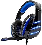Gaming Headset for Xbox One PS4 PC Volume Controller Noise Cancelling Over Ear Headphones Mic Stereo Noise Reduction 3.5 mm Professional Gaming Headsets