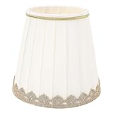 Karlak Moderner Lampenschatten -Falten -Stoffclip auf Tischlampenschatten, Einfaches Design, Set von 6 Ideal für, Tisch, Obere Lampen, Vielfältige Heimumgebungen, Premium