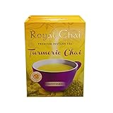 Royal Chai | Kurkuma Chai gesüßt | 10 Einzelportionsbeutel | Premium Instant Tea
