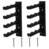 VANZACK Platzsparende Wandhalterung für Bogen und Pfeile aus Robustem Abs mit Schrauben zur Einfachen Montage Geeignet für Verschiedene Pfeilarten Maße 10cm X 5cm X 2cm