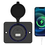 Acunny Auto-Netzteil, Schnelllade-Auto-Adapter | Wasserdichtes Fahrzeug-Schnellladegerät - Wasserdichter Schnell-Autoladegerät-Adapter, multifunktionales 24-V-Autoladegerät für Telefon, Tablet,