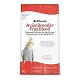 Zupreem Multifruits Breeder Futtermittel für mittelgroße Vögel, geeignet für die Zucht von Agapornis, NINFA-Nymphensittiche, kleine Cotorras und argentinische Cotorras, 18 kg
