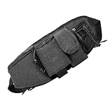 Laufgürtel Taille – Trinkgürtel, wasserdichte Hüfttasche, Laufgürtel mit Wasserflaschenhalter, für Radfahren, Workout, Wandern, Reisen, Camping, Radfahren, Fitnessstudio, Joggen, Sport, dunkelgrau