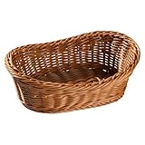 Brotkörbe zum Servieren, ovaler Korbbrotkorb, 11, 4 x 7, 5 x 3, 9 Zoll Lebensmittel, die Schalen für Obst Gemüse Snacks Küchen Restaurant Ovaler Korb servieren