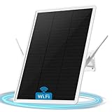 WLAN Verstärker Repeater Aussen Akku Solar,Wi-Fi Booster WiFi Range Extender bis zu 100-meter,WLAN-Zugangspunkt 2.4GHz Wi-Fi 300Mbit/s Repeater,WiFi Booster Kompatibel 2.4Ghz Geräten (Silver)