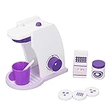 Hölzernes Kaffeemaschinen-Set, exquisites Küchen-Café-Zubehör, Spielzeug für Kinder