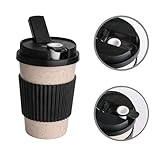 Kaffeebecher Wasserpfeife, Tragbar Kaffeetasse Bong mit Raucherpfeife, Kunststoffbecher Reise Bong, Inklusive 2 Räucherschalen