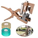 Emiif Pfropfwerkzeug, Pfropfscheren-Set für dicke Äste, Vollmetallschneidezubehör mit 2 Stück Veredelungsbändern, rutschfester Griff, für Pflanzenveredelung