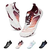 BibHoly Barfußschuhe Damen Herren Barfuss Schuhe, Schnell Trocknend Wasserschuhe Atmungsaktiv Schwimmschuhe, rutschfeste Surfschuhe Unisex Strandschuhe für Beach Wandern